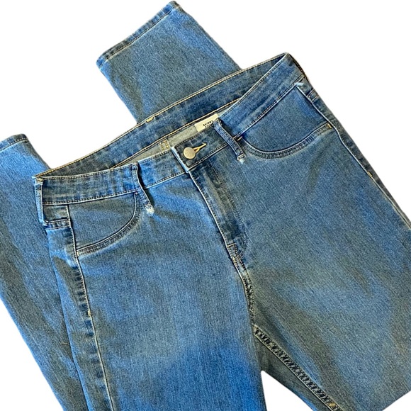 Womens Denim Jeans, Skinny Ankle Denim Jeans, Denim Pants, Regular Waist Jeans - Picture 3 of 15